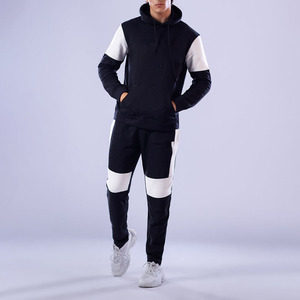 Conjunto Deportivo Holgado de Moda, Fabricante de Conjuntos Deportivos de Algodón de Alta Calidad para Hombre, Sudadera con Capucha y Pantalones, Conjunto de Dos Piezas, Ropa Deportiva Moderna - Product Image 1