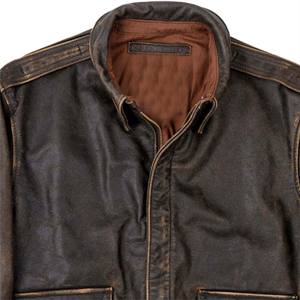 Veste de vol en cuir véritable pour hommes avec design aviateur classique et fermeture éclair robuste-parfaite pour les activités d'hiver et de plein air - Product Image 6