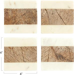 Hot Selling Stone Coasters Elegant Stone Mats & Pads for <b>Tabletop</b> Premium Stone Coasters Elegant Stone Mats & Pads for <b>Tabletop</b> - Product Image 6