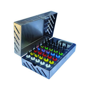 Instrumentos quirúrgicos de ombligo Taladro de tapón integral manual para cirugía de implante dental Recubierto de plasma negro Certificado CE - Product Image 1