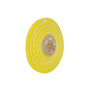 Nouvelle roue de polissage de bord de rasoir de qualité industrielle traitée par moulin jaune de 3 "de haute qualité - Product Image 1
