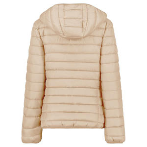 Chaqueta Acolchada con Capucha y Puños Elásticos Transpirables y Cómodos para Mujer, Chaqueta de Invierno Aislante con Cierre y Ajuste Holgado a la Moda - Product Image 3