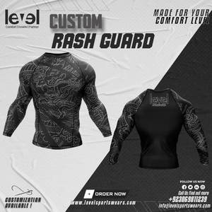 Alta calidad diseño personalizado hombres Rash Guard nueva llegada al por mayor MMA ropa deportiva transpirable Spandex Material - Product Image 4