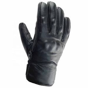Gants de moto OEM Gants en cuir de qualité supérieure Gants en cuir noir Offre Spéciale Gants et mitaines en cuir - Product Image 4