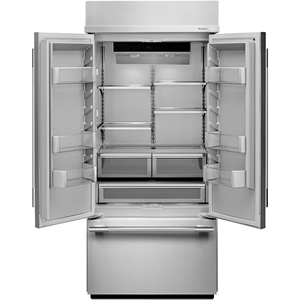 Refrigerador Integrado de Puerta Francesa con Congelador Inferior KBFN542SPS de 42 Pulgadas y 24.2 Pies Cúbicos, 2026 Capacidad total sin escarcha con descongelación automática - Product Image 4