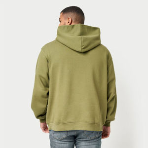 Alta calidad 100 por ciento de algodón de gran tamaño unisex Sudadera con capucha streetwear pullover sudadera logotipo personalizado OEM ODM invierno precio de fábrica - Product Image 4