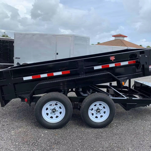 Mini remolque basculante hidráulico para granja, 2-3 toneladas, capacidad de 5 toneladas, Estado nuevo y usado, aplicación de remolque de Tractor de bajo precio - Product Image 1