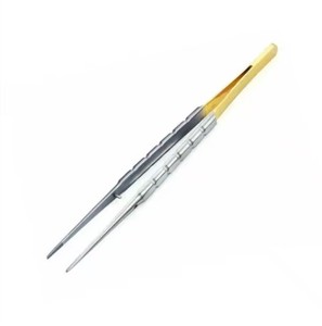 Pinzas Quirúrgicas Dentales Micro Castroviejo de Acero Inoxidable Dorado, Pinzas para Suturas de Cirugía Menor, Instrumento Médico OEM - Product Image 6