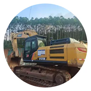 Made in China 37 tons SY375H Sany excavator preferential price Used large excavator quality is good