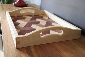 ถาดไม้สำหรับเสิร์ฟอาหารและตกแต่งอาหารของตกแต่งบ้านมีดีไซน์ตามสั่ง - Product Image 6