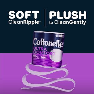 Cottonelle Ultra ComfortCare Soft <b>Toilet</b> Paper 32 Family Mega <b>Rolls</b> - Product Image 4