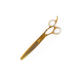 Ciseaux de toilettage pour chiens et chats en acier inoxydable de qualité professionnelle, ciseaux amincissants droits ciseaux de cisaillement de coupe de poils d'animaux - Product Image 2