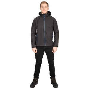 Chaquetas Softshell de lana de alta calidad para hombre, cortavientos impermeable de invierno con capucha, abrigo para exteriores, chaqueta con múltiples bolsillos - Product Image 1