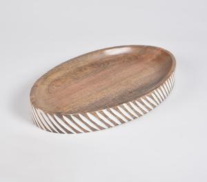 Hot Selling Modern Best Quality Handmade Wood Serving Tray Indoor Decor Kitchenware for Food and Drinks Exclusive Wooden Tray - Product Image 6