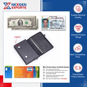 Fabricante Líder de Carteras de PU para Hombre de Excelente Calidad, Tamaño Personalizado, Alta Durabilidad, con Forro de Poliéster, Precio de Mercado - Product Image 5