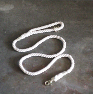 Stone Grey Organic Cotton Rope Dog <b>Leash</b> <b>Pet</b> Supplies Accessory Customized Colored Cotton Rope Handmade Dog <b>Leash</b> <b>Pet</b> <b>Leash</b> Set - Product Image 1