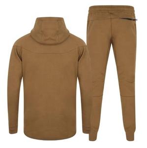 Ensemble de survêtement décontracté pour hommes adultes, sweat-shirt à capuche zippé, vêtements de sport, survêtement, taille surdimensionnée - Product Image 2