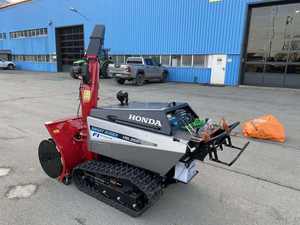 Mini Remote Control Snow Blower Petrol PTO Industrial Commercial High Powered Smart Thrower Machine Rubber Track Winter <b>Sweeper</b> - Product Image 5