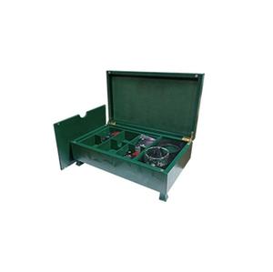 Handmade Carved MDF Tea <b>Box</b> L-Hinge Magnet Catcher <b>Foldable</b> Functional Design PU Matt Finish for Beverage Storage-Wholesale - Product Image 1