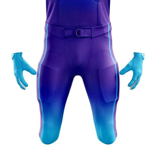Uniformes de football américain unisexes de qualité supérieure, manches courtes, polyester, fabrication en usine, ensembles respirants, dernier design par sublimation - Product Image 3