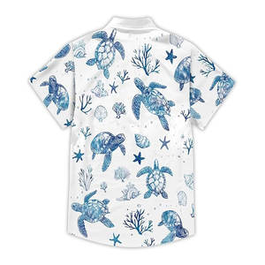 Chemises de plage pour hommes à séchage rapide, anti-rides, respirantes, en polyester recyclé, sublimation, vêtements de bain personnalisés - Product Image 3