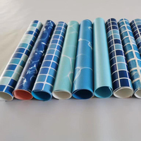 Bâche en PVC de première classe de l'industrie Tissu de réservoir d'eau Revêtement de piscine en PVC 2000g Tissu enduit Bâche en PVC