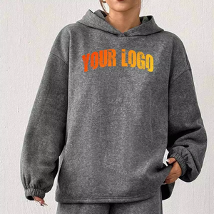 Ensemble survêtement décontracté pour femme en molleton long d'hiver, vêtements de rue, sweat-shirt et bas, deux pièces, tissu doux et chaud - Product Image 3