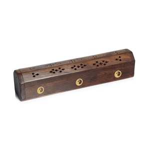Soporte de varilla de incienso de nuevo diseño de madera hecho a mano de alta calidad para uso religioso Elegante logotipo personalizado Impresión disponible. - Product Image 3
