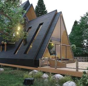 Bungalow de estilo europeo, casa de madera para dormitorio, cocina, baño, bosque impermeable, Hogar para Hotel, Resort, Villa, casa de estar - Product Image 5