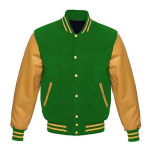 Blouson universitaire unisexe en cuir de haute qualité – Chaleur et style réunis – Blouson universitaire en polyester pour l'hiver et le streetwear - Product Image 3