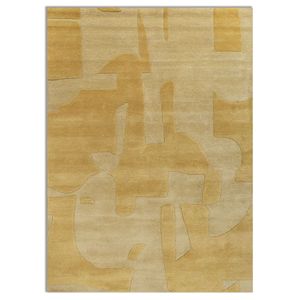 Tapis Jaipur ZA Tnq-3206 Rectangulaire Blanc et Vert, Tufté à la Main en Laine et Viscose, Abstrait, 4m, pour Maison, Couloir, Tapis de Chambre 10mm - Product Image 1