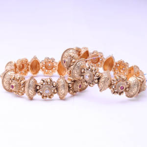 Diseños de brazalete acabado mate al por mayor, brazaletes de Latón chapado en mate antiguo, brazaletes tradicionales, exportación de joyería de imitación antigua - Product Image 1