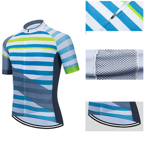 Nouvelle vente chaude pleine fermeture éclair Sublimation maillots de cyclisme 100% Spandex Polyester haute qualité maillots de cyclisme personnalisés pour hommes - Product Image 3