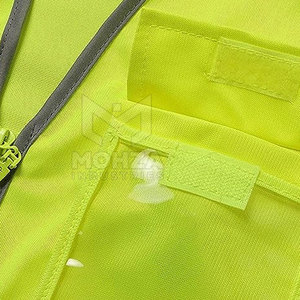 Gilet de sécurité pour homme, design personnalisé, couleur unie, style streetwear, sans manches - Product Image 4