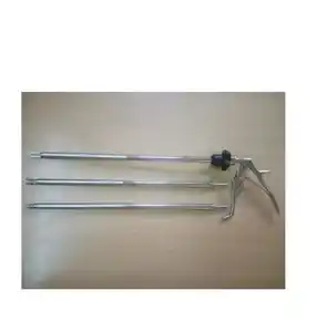 腹腔镜夹涂药器3合1杆式不锈钢可重复使用腹腔镜夹涂药器