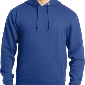 Sweats à capuche décontractés pour hommes, couleur unie, vêtements tendance, coupe régulière, 100% coton polaire, séchage rapide et respirant - Product Image 1