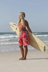 Conjunto de Bikini Brasileño con Cuerdas Trenzadas en Colores de Moda, con Perlas, Estampado Floral, Tanga en V, Micro Bra, Tallas Grandes para Chicas - Product Image 4