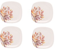 Service de table en mélamine Bataniya durable, 6 pièces, anti-taches, triple revêtement, résistant aux bris