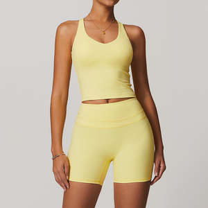 ชุดโยคะใหม่ชุดออกกำลังกายยิมฟิตเนสไนลอนรีไซเคิลสำหรับผู้หญิงเลกกิ้งเอวสูงชุดโยคะ - Product Image 6