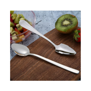 Hot Selling Wholesale Price Stainless Steel Grapefruit Spoon Stirring Spoon With Serrated Edges Scraping Spoon - Product Image 2