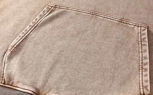 เสื้อสเวตเตอร์แบบสวมหัวฟอกสีกรดขนแกะรุ่นวินเทจไม่มีกระเป๋าเชือกรูดดีไซน์ซีดกันแดดสำหรับผู้ชายฤดูหนาว - Product Image 6