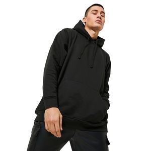 Sweat à capuche en polaire prélavé 350G surdimensionné de qualité supérieure avec motif solide col à capuche d'hiver sérigraphie - Product Image 1