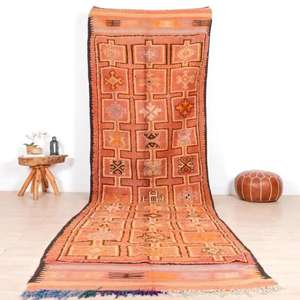 Auténticas Alfombras Marroquíes Hechas a Mano de Lana, Diseños Berber Tradicionales, Estilos Vintage Modernos para Decoración del Hogar - Product Image 1