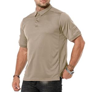 Polos de manga corta de verano para hombre, camisa informal para senderismo al aire libre, camisa táctica de rendimiento ligero de talla grande - Product Image 3