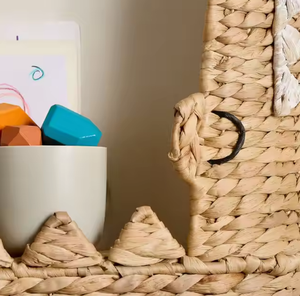 ชั้นผักตบชวาธรรมชาติทำมือสำหรับตกแต่งห้องเด็กได้รับการออกแบบและผลิตในเวียดนามจาก Sisu - Product Image 5