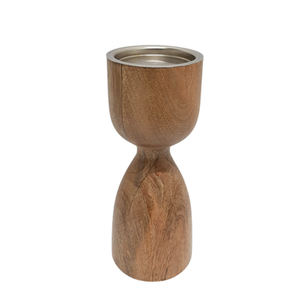 Soporte de pilar de vela de aluminio decorativo de Navidad, soporte de vela de estilo moderno chapado en oro para decoración de mesa de boda hecha a mano - Product Image 6