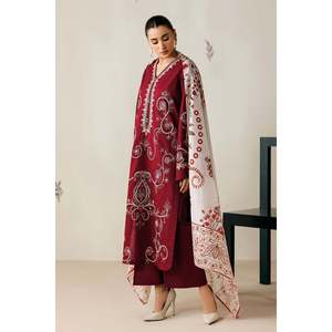 Ensemble de costume brodé en jacquard pour femmes PR-1264 - Product Image 5