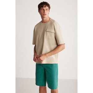 T-shirt pour homme GRIMELANGE Artur avec poche, tissu épais texturé spécial - Product Image 4