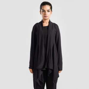 Charcoal Modest Workout Wrap Sleek Slips for Fitness Exercise - Product Image 2