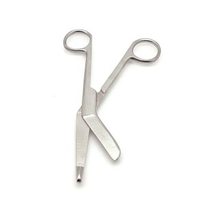 Ciseaux chirurgicaux manuels en acier inoxydable de 14 cm pour pansements et bandages, certifiés CE, ciseaux à plâtre robustes pour usage domestique - Product Image 5